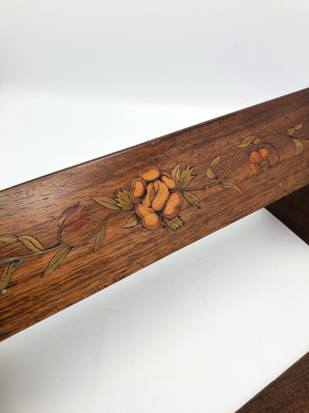 Gorgeous Edwardian Oak Book Trough – circa 1905 View II