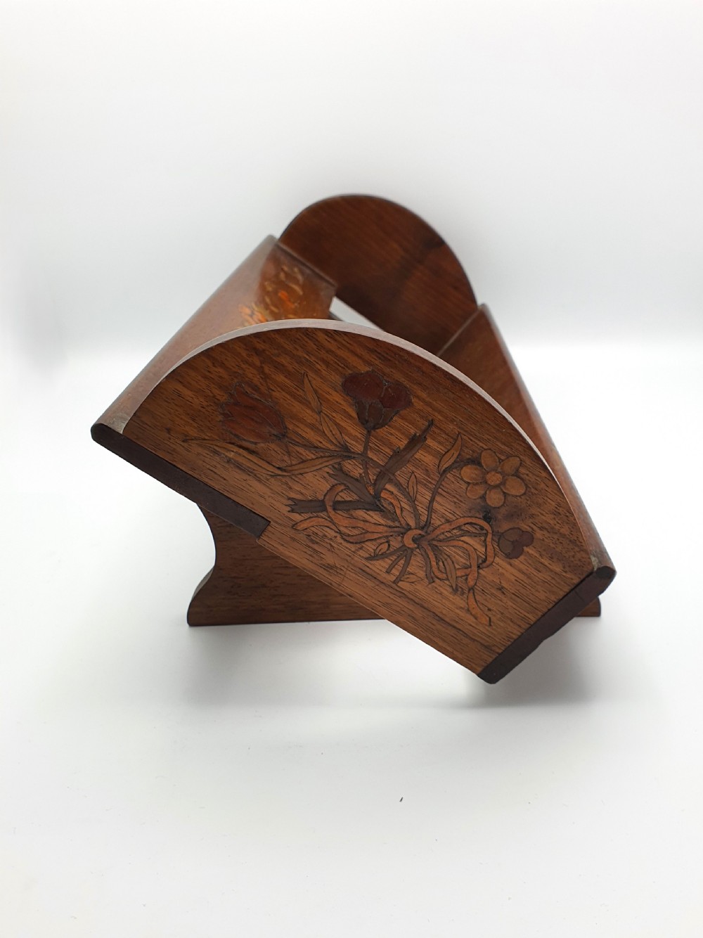 Gorgeous Edwardian Oak Book Trough – circa 1905 View III