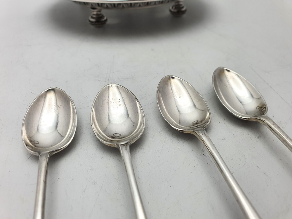 Gorgeous Antique Edwardian Silver-Plated Egg Cruet – circa 1905 View VII