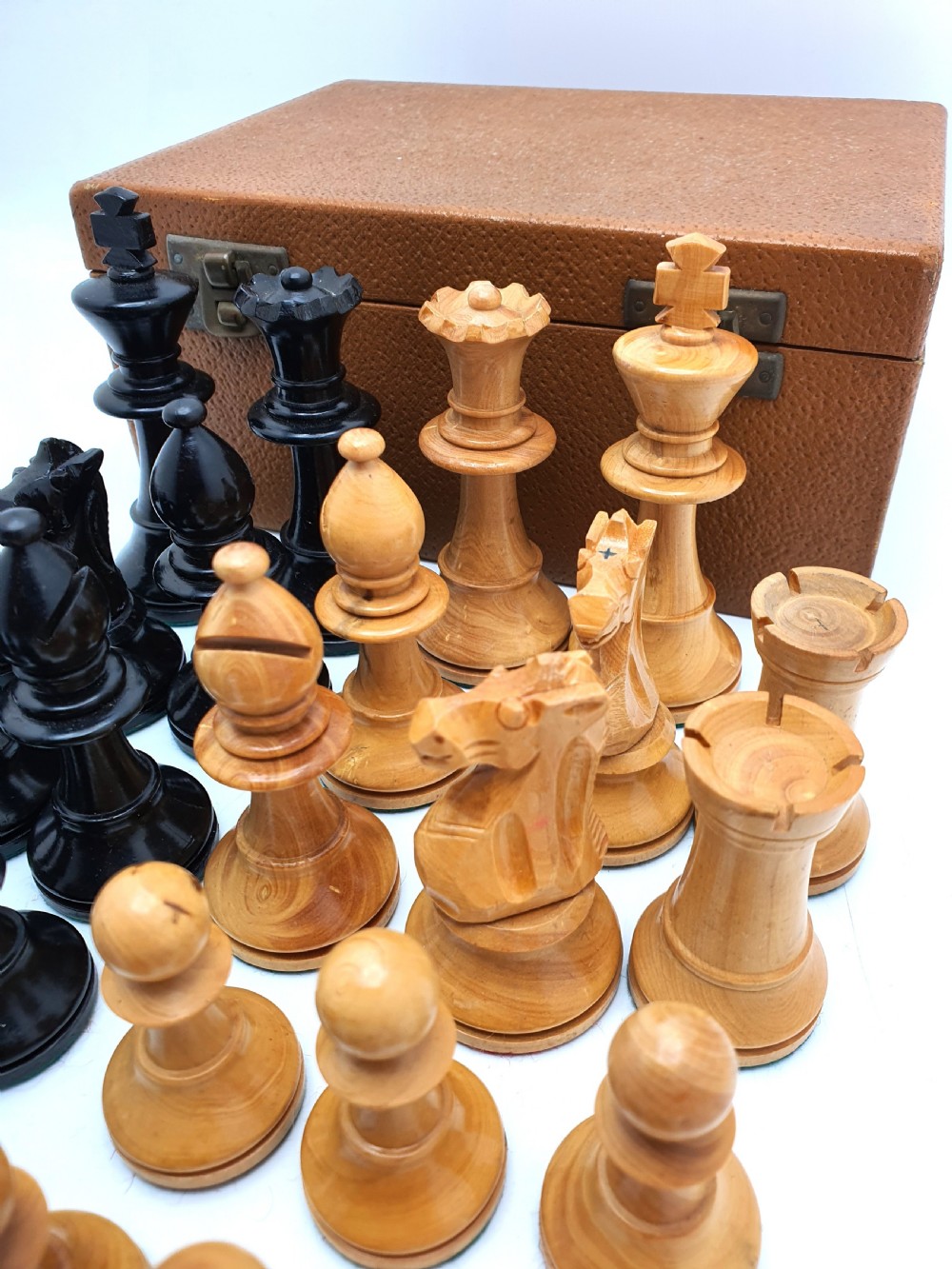 Good Staunton Style Chess Set – circa 1930 View II