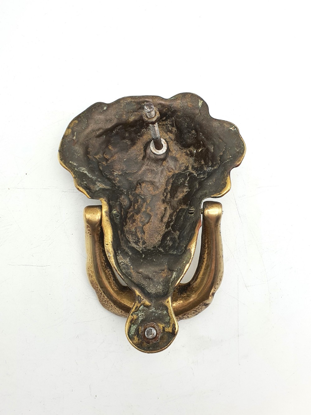 Fabulous Large Brass Boor Knocker – circa 1920 View IV