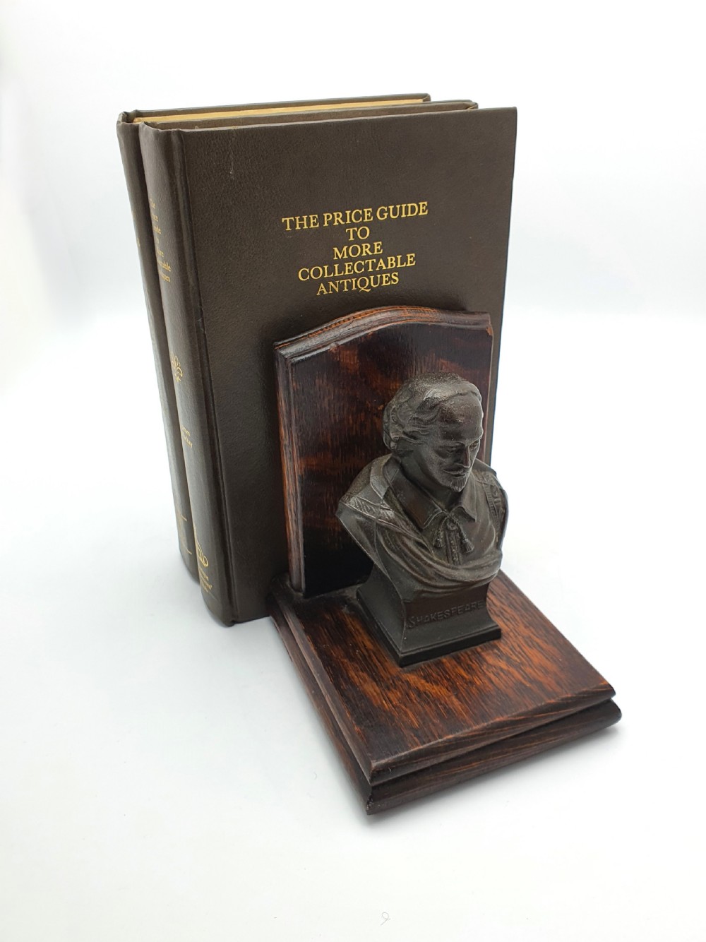 Handsome Pair of Shakespeare Bust Book Ends – circa 1920 View II