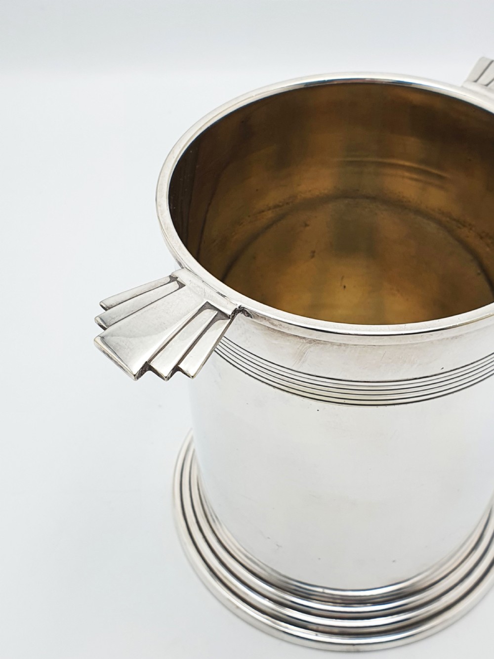Superb Art Deco Silver Plate Ice Bucket – circa 1925 View IV