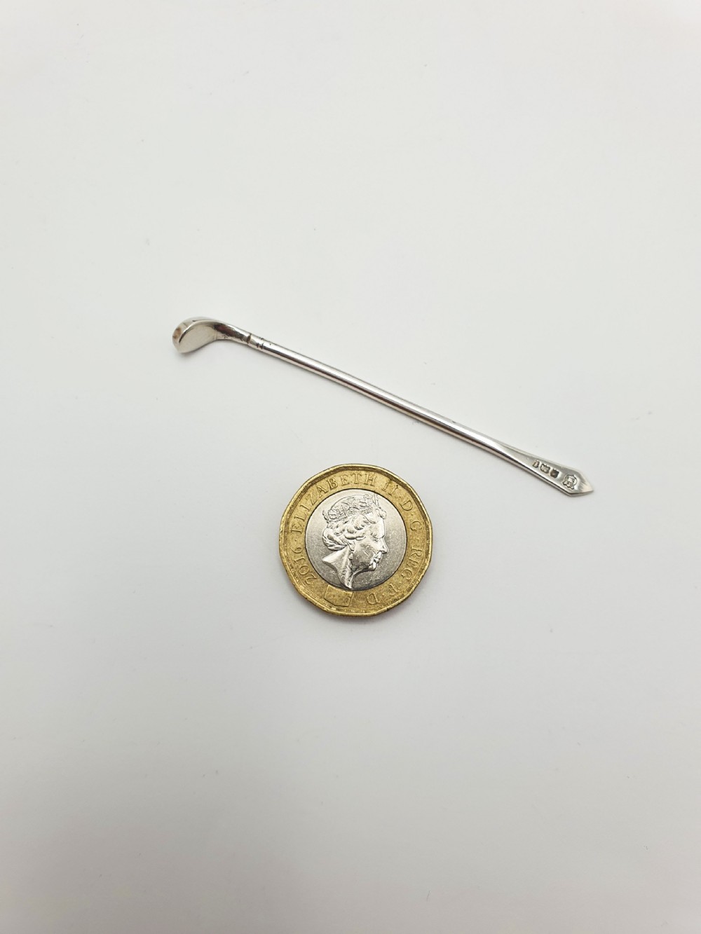 Nice Set of Six Art Deco Sterling Silver Golf-Themed Cocktail Sticks - 1935 View V