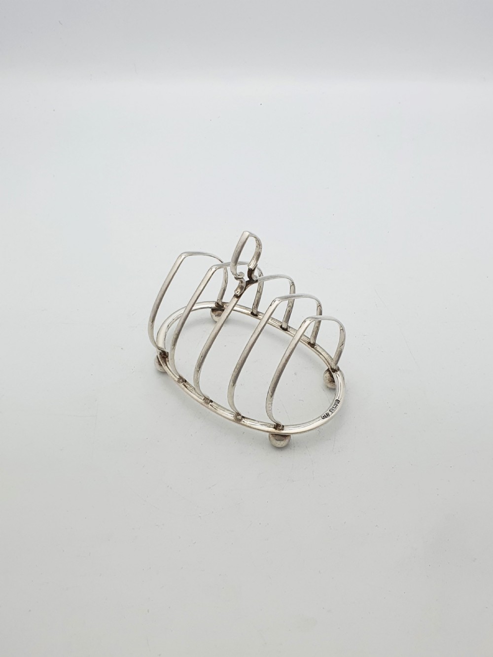 Charming Antique Sterling Silver Toast Rack - 1922
