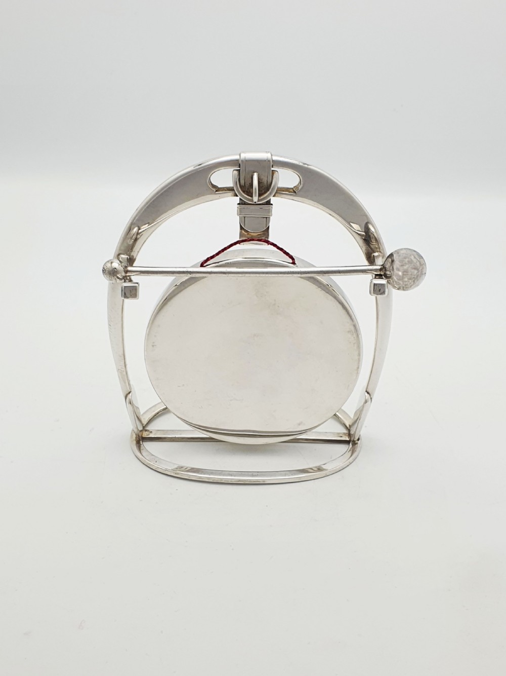 Unusual Antique WMF Silver-Plated Equestrian Table Gong – circa 1920