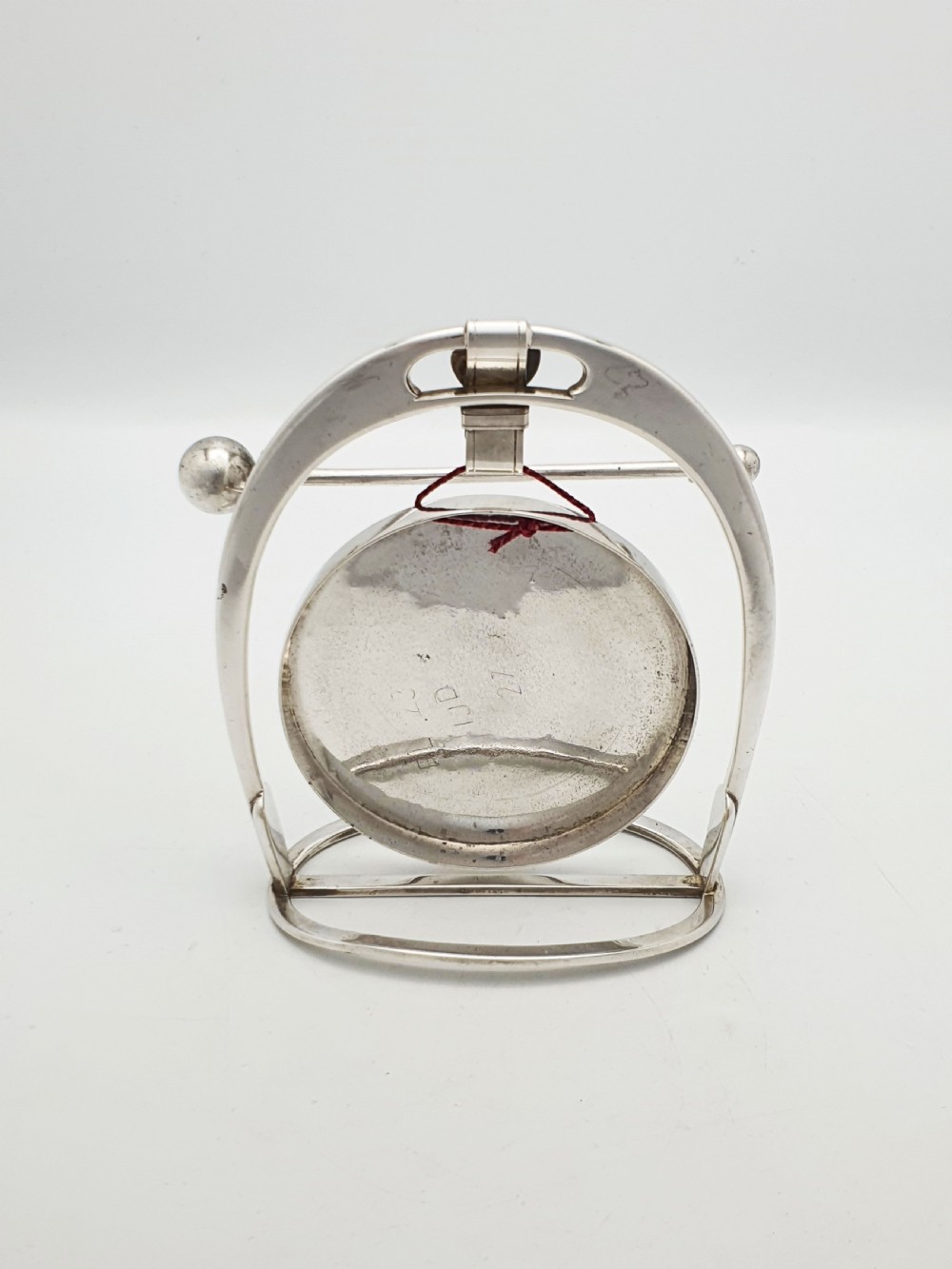 Unusual Antique WMF Silver-Plated Equestrian Table Gong – circa 1920 View III
