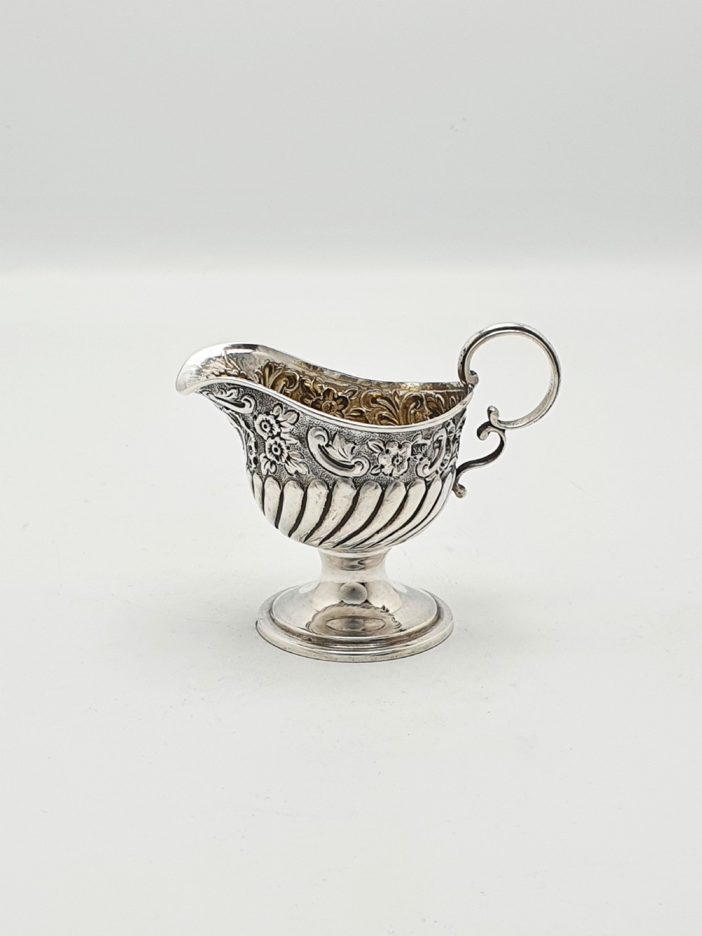 Lovely Small Antique Sterling Silver Cream Jug - 1891