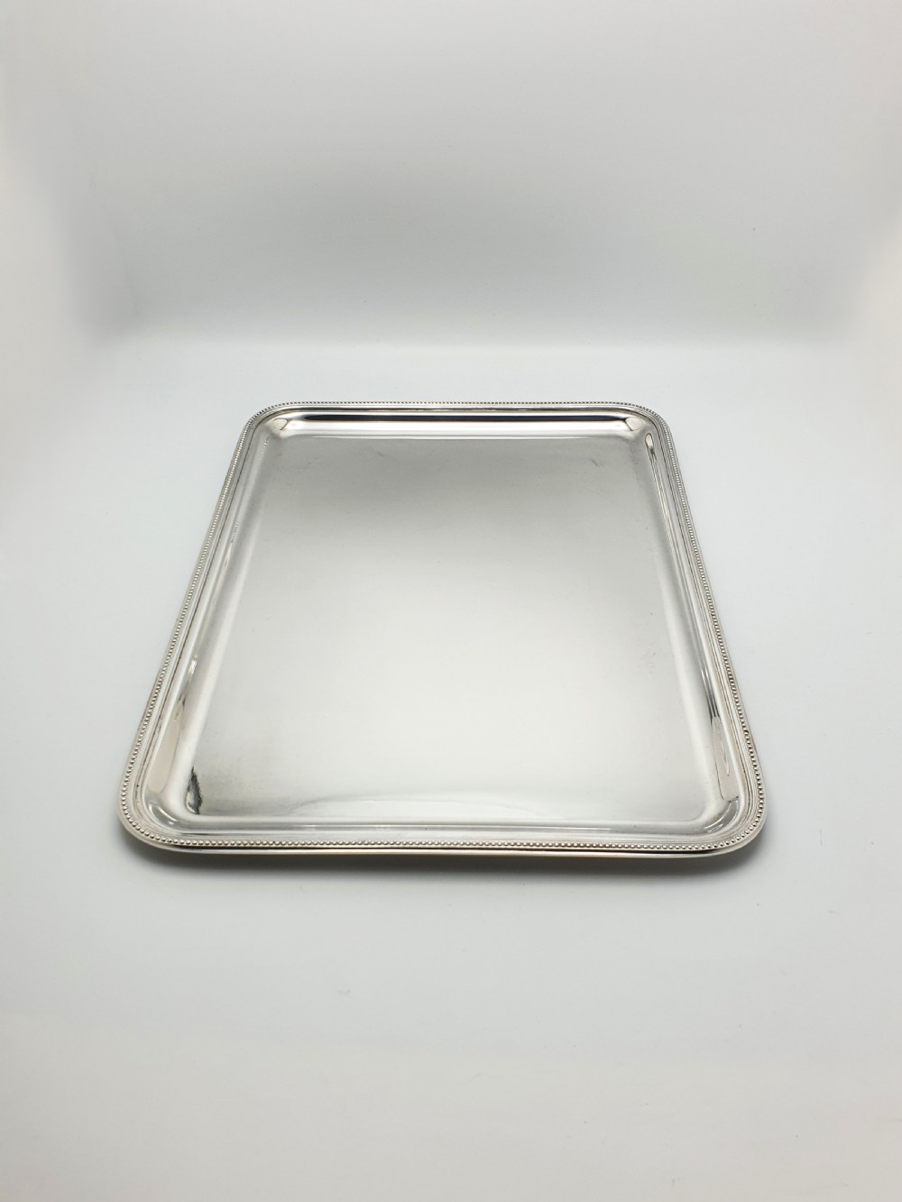 Stunning Christofle Silver-Plated Rectangular Cocktail Tray – circa 1960 View II
