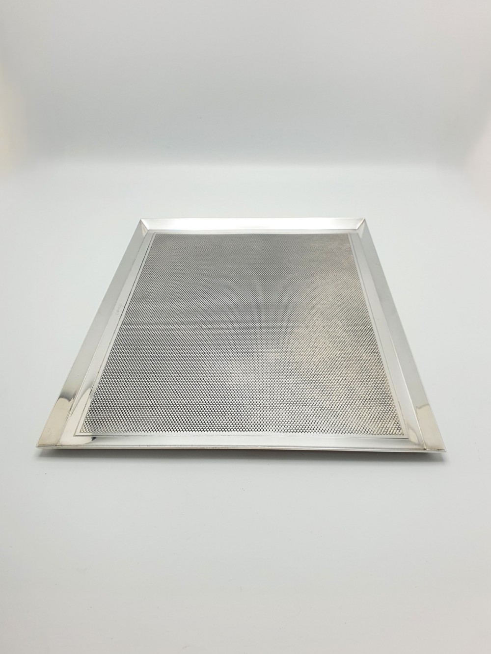 Fabulous Christofle Silver-Plated Rectangular Cocktail Tray – circa 1960 View II