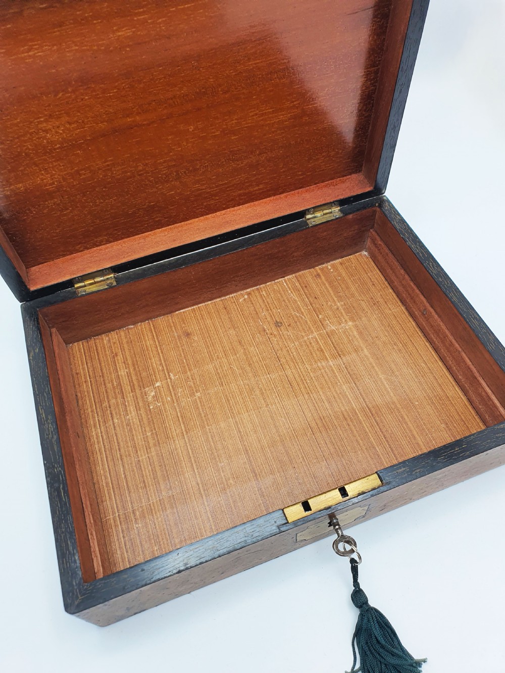 Fantastic Antique Victorian Burr Walnut Jewellery or Collectors Box – circa 1890 View IV