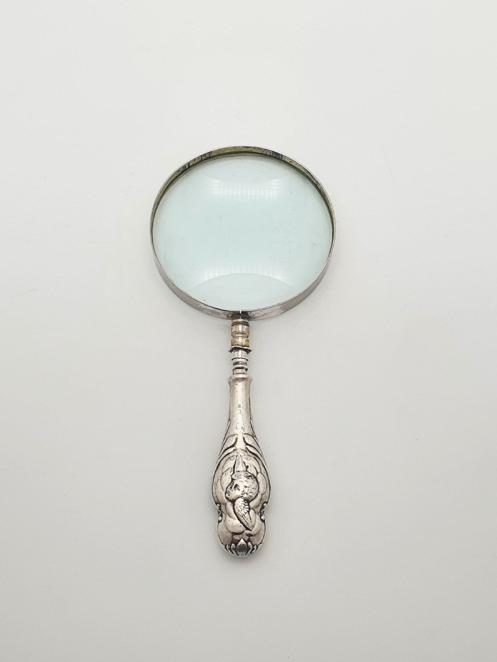 Lovely Antique Edwardian Sterling Silver Handled Magnifying Glass – circa 1905 View II