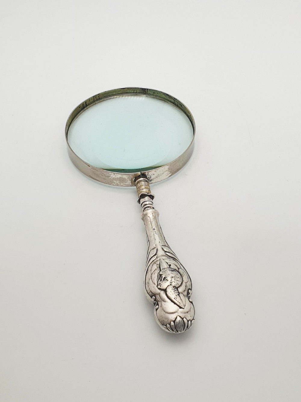 Lovely Antique Edwardian Sterling Silver Handled Magnifying Glass – circa 1905 View III