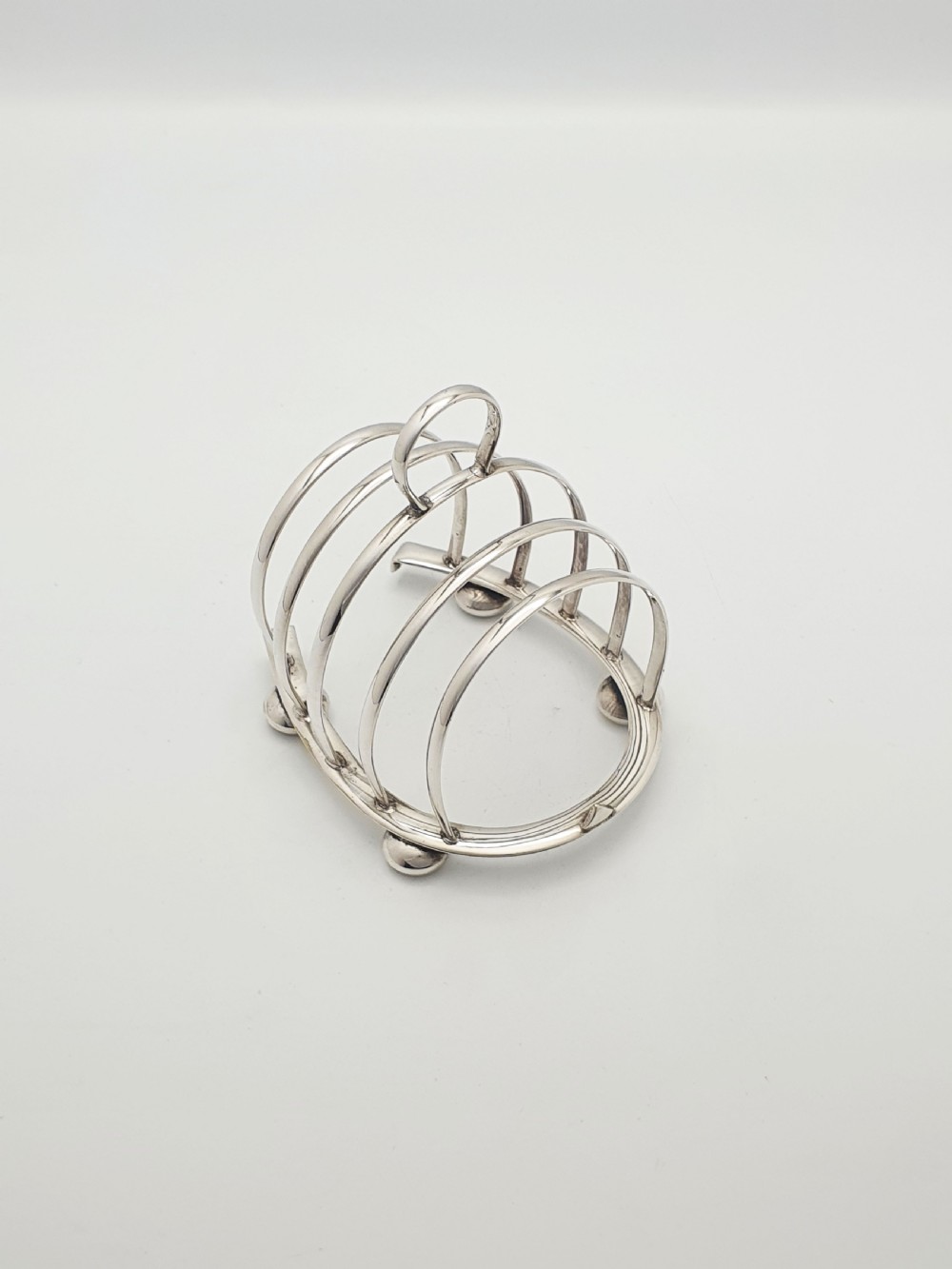 Nice Antique Silver-Plated Novelty Horseshoe Toast Rack – circa 1920