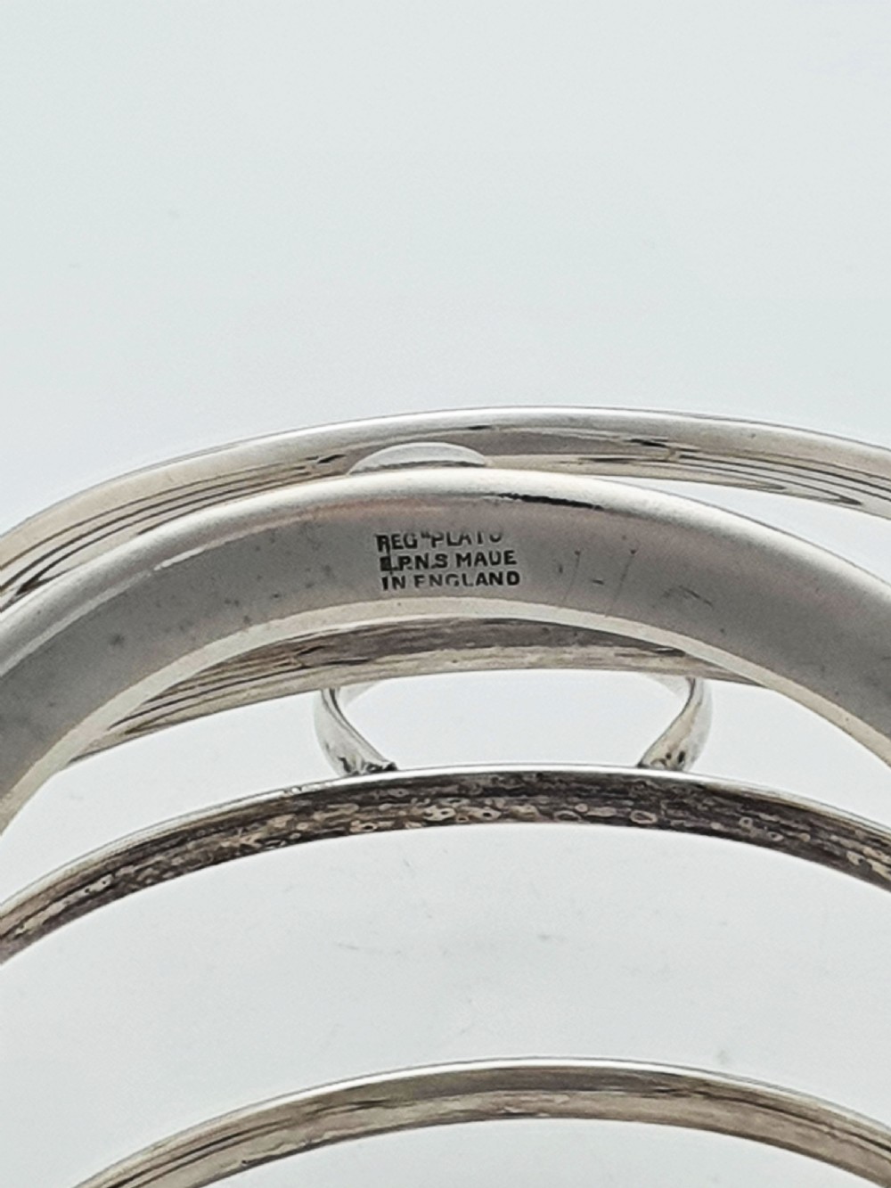 Nice Antique Silver-Plated Novelty Horseshoe Toast Rack – circa 1920 View VII