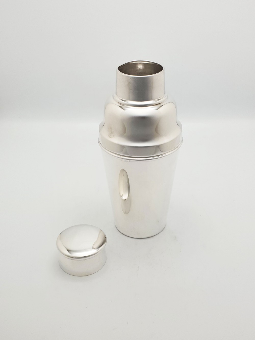 Nice Vintage Silver Plated Cocktail Shaker & Jigger Set – circa 1930 View III