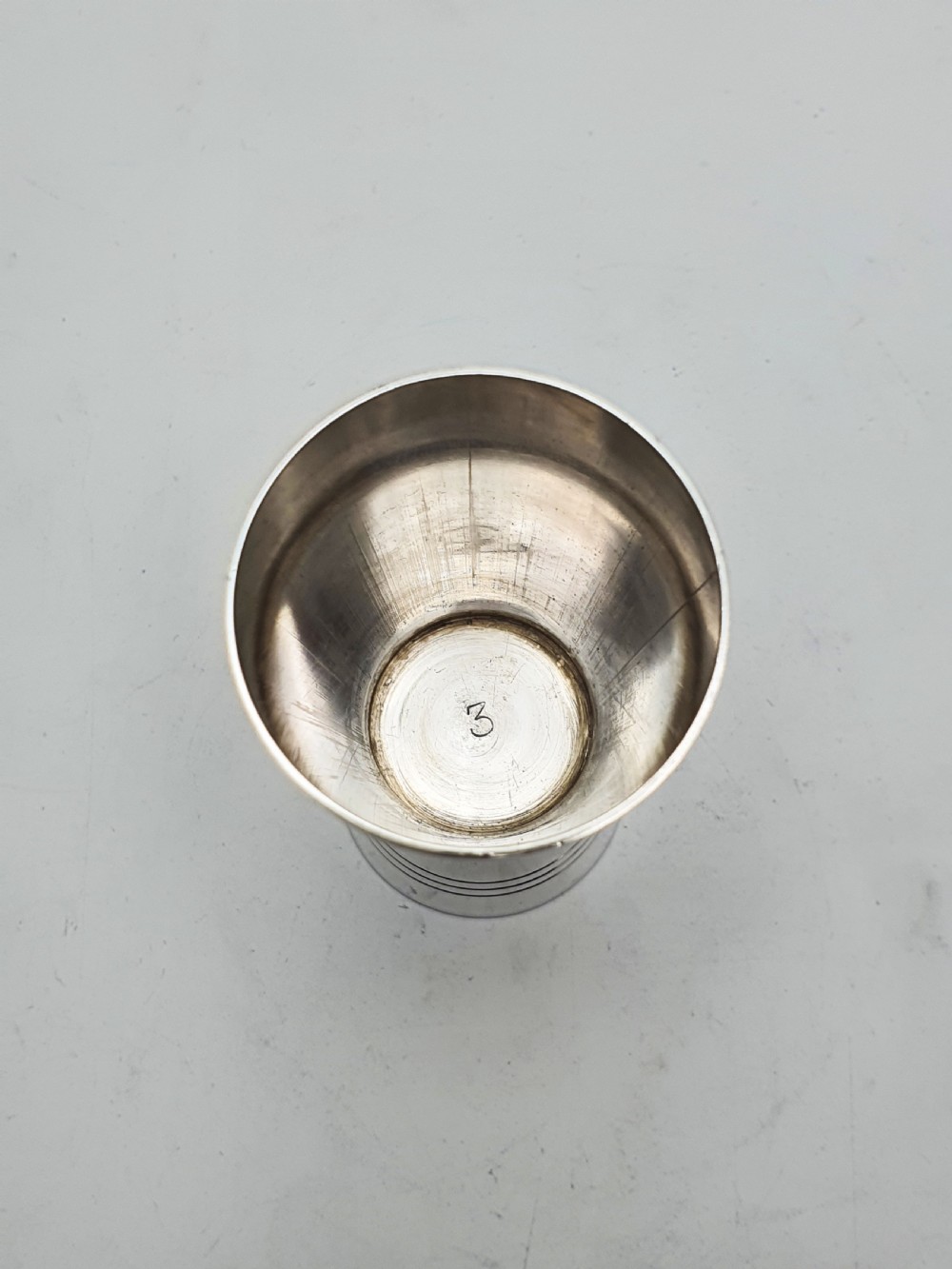 Nice Vintage Silver Plated Cocktail Shaker & Jigger Set – circa 1930 View XI