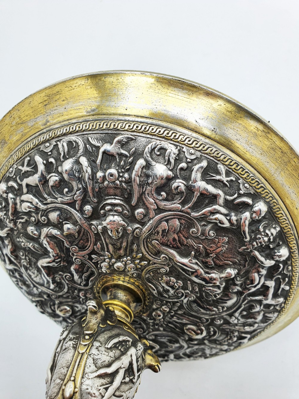 Striking Antique Grand Tour Mythological Tazza – circa 1870 View VIII