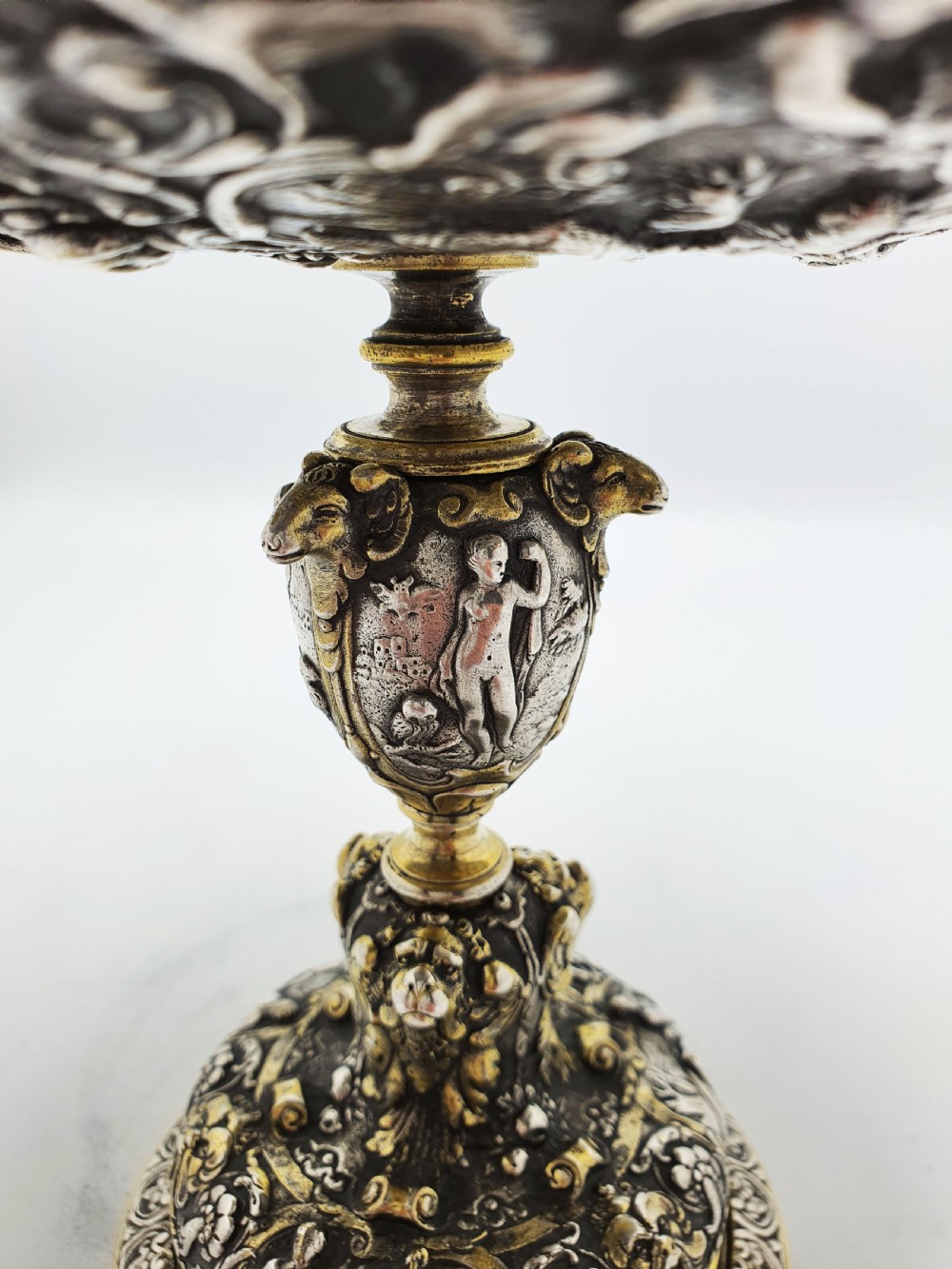 Striking Antique Grand Tour Mythological Tazza – circa 1870 View IX