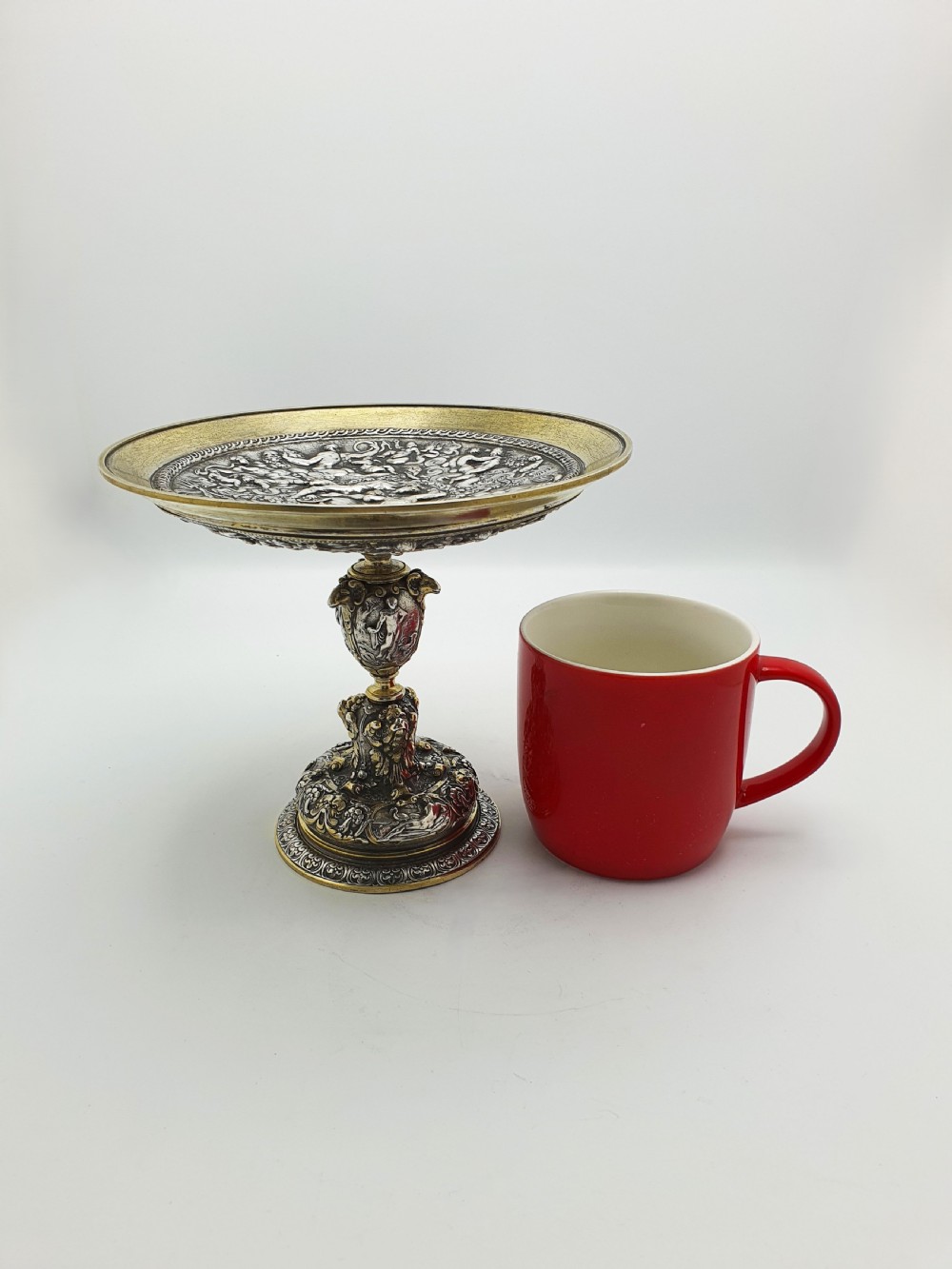 Striking Antique Grand Tour Mythological Tazza – circa 1870 View XI