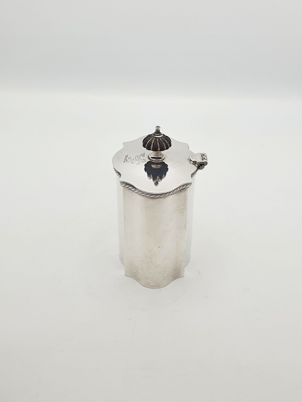 Lovely Antique Georgian-Style Silver Plated Tea Caddy – circa 1920 View IV