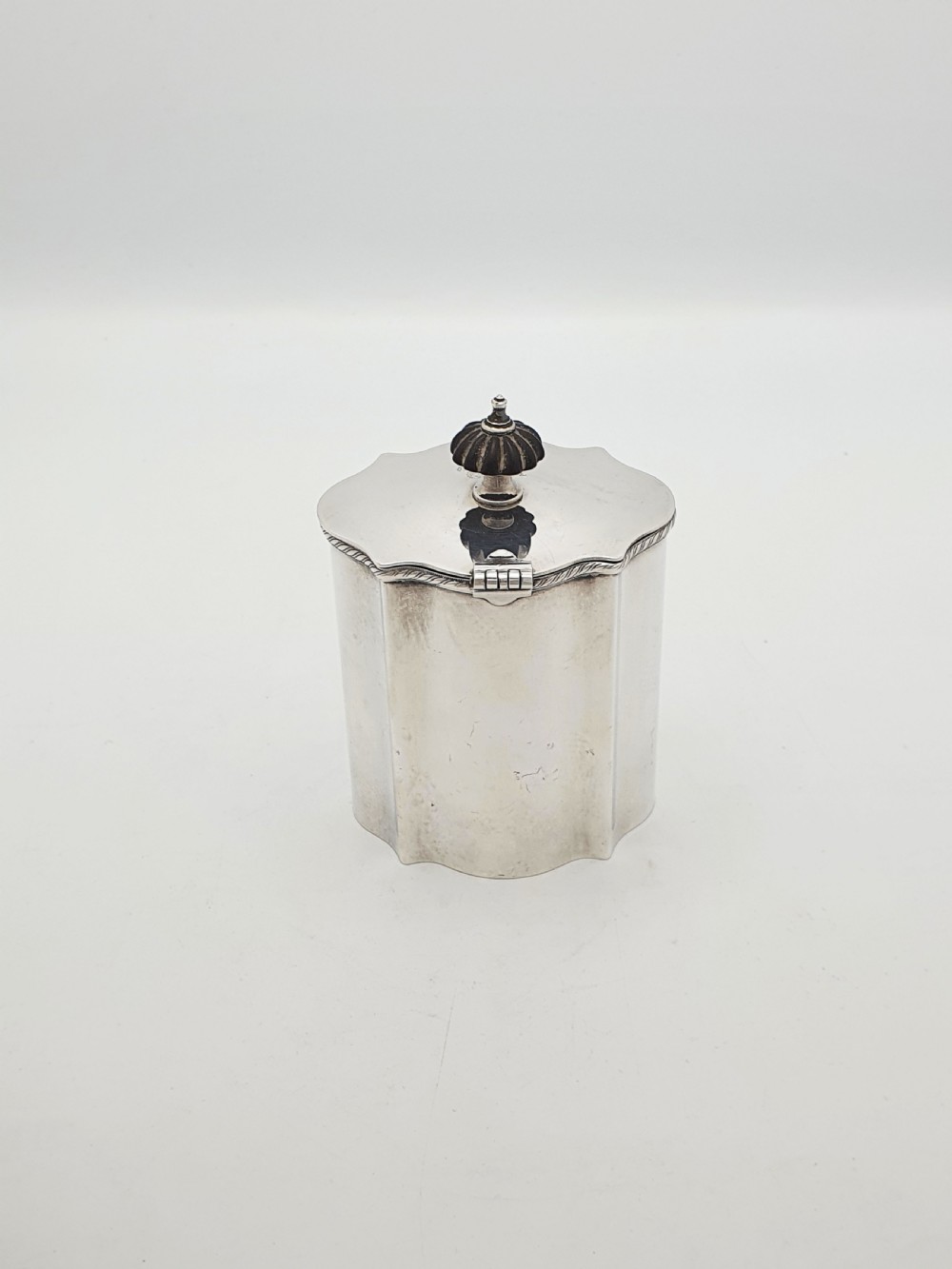 Lovely Antique Georgian-Style Silver Plated Tea Caddy – circa 1920 View V