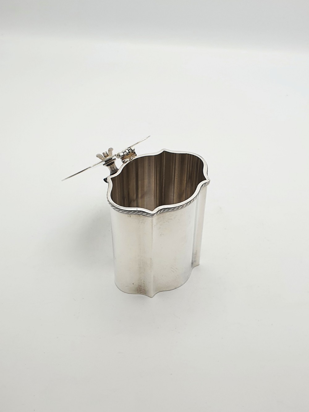 Lovely Antique Georgian-Style Silver Plated Tea Caddy – circa 1920 View VII