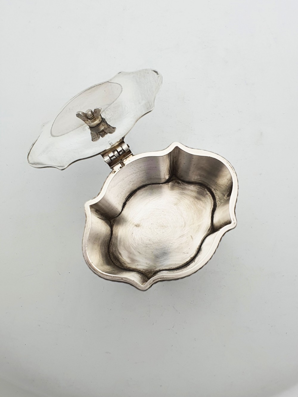Lovely Antique Georgian-Style Silver Plated Tea Caddy – circa 1920 View VIII