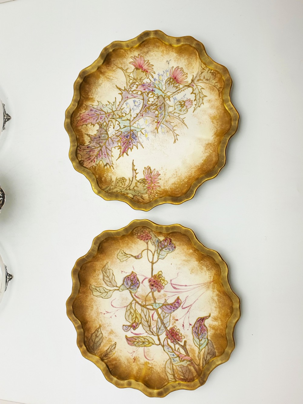 Antique Edwardian Serving Set with Doulton Burslem Porcelain Dishes – circa 1905 View VI