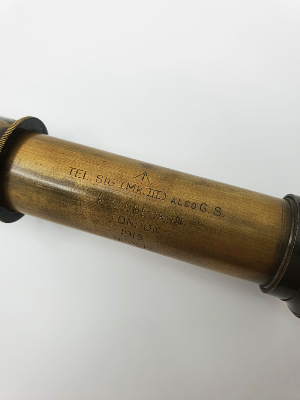 WWI British Military Telescope by R. & J. Beck Ltd, London (1915) View II