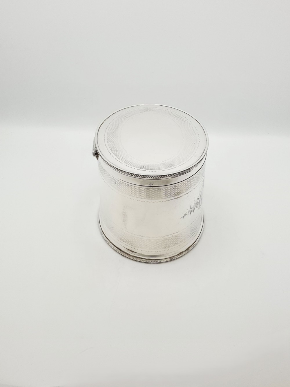 Lovely Antique Victorian Oval Silver-Plated Biscuit Box – circa 1880 View VII