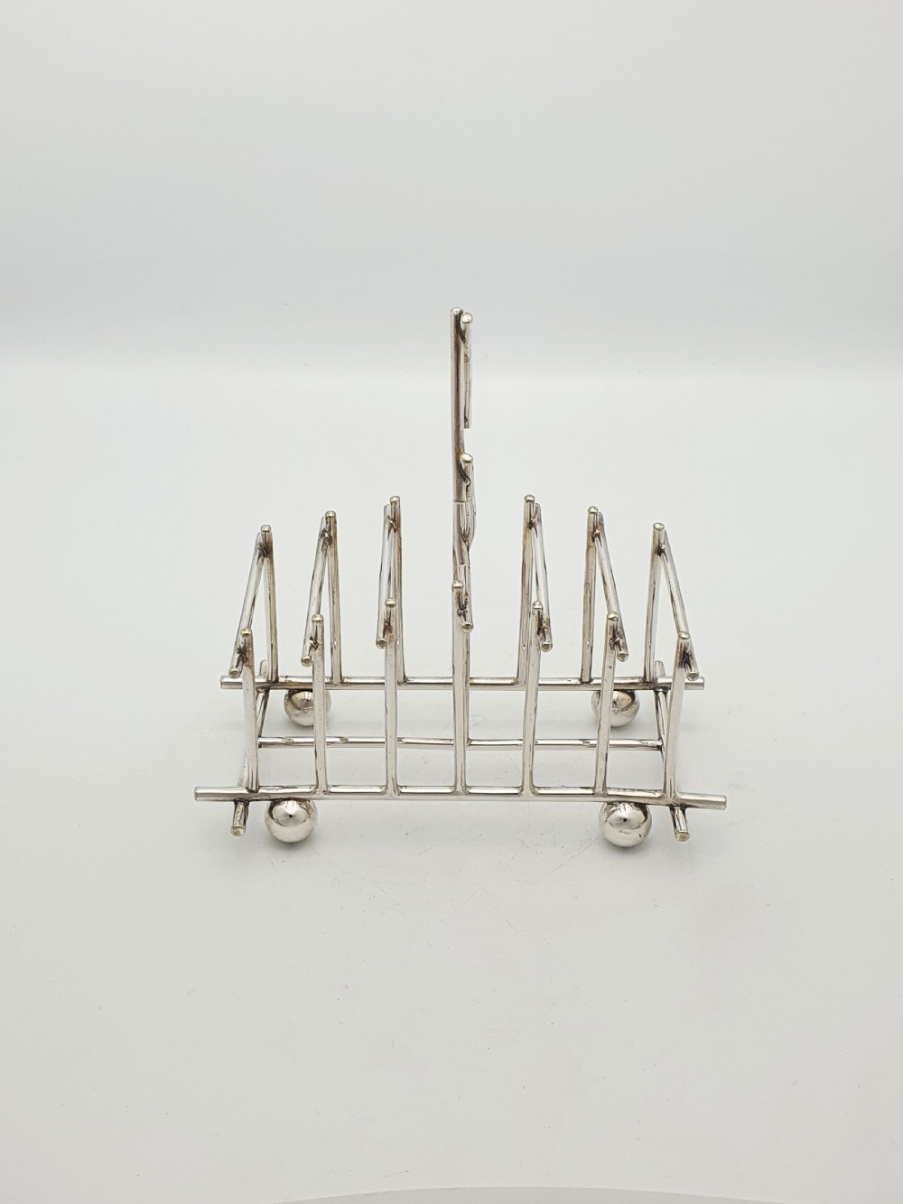 Christopher Dresser Style Mappin & Webb Silver-Plated Toast Rack – circa 1890 View II