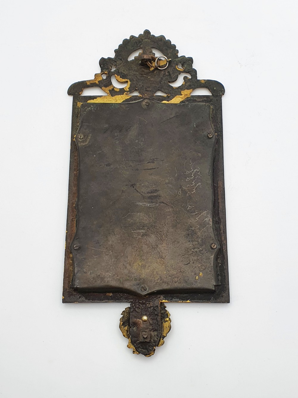 Pair of French Grand Tour Gilt Bronze Wall Mirrors with Mythological Masks – circa 1870 View V