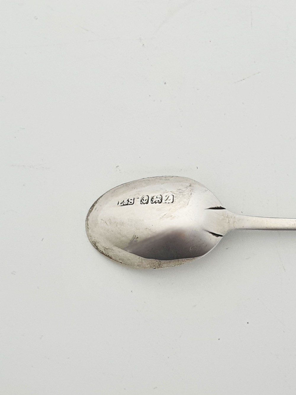 Lovely Cased Vintage Sterling Silver Egg Cup & Spoon Set - 1949 View VIII