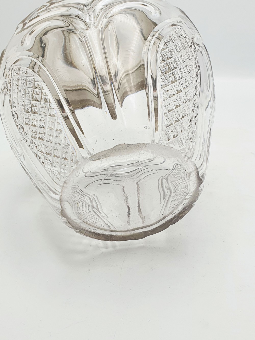 Antique Cut Glass and Sterling Silver Biscuit Barrel - 1896 View IX
