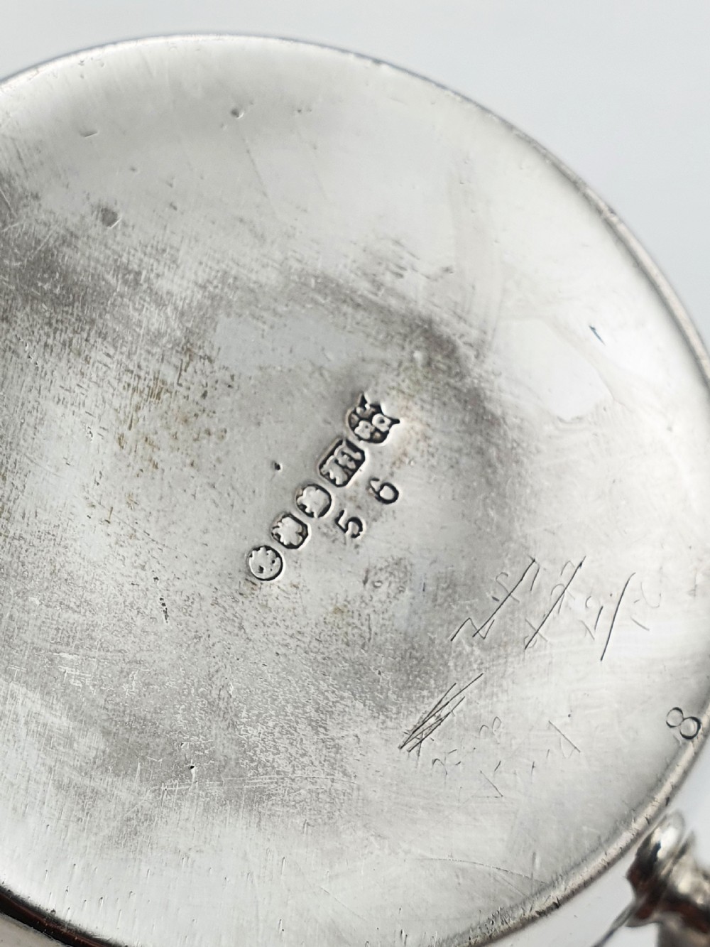 Antique Victorian Silver-Plated Shaving Mug with Removable Soap Tray – circa 1880 View VII