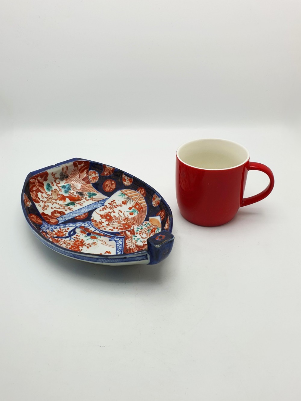 Lovely Antique Japanese Imari Porcelain Boat-Shaped Dish – circa 1900 View X