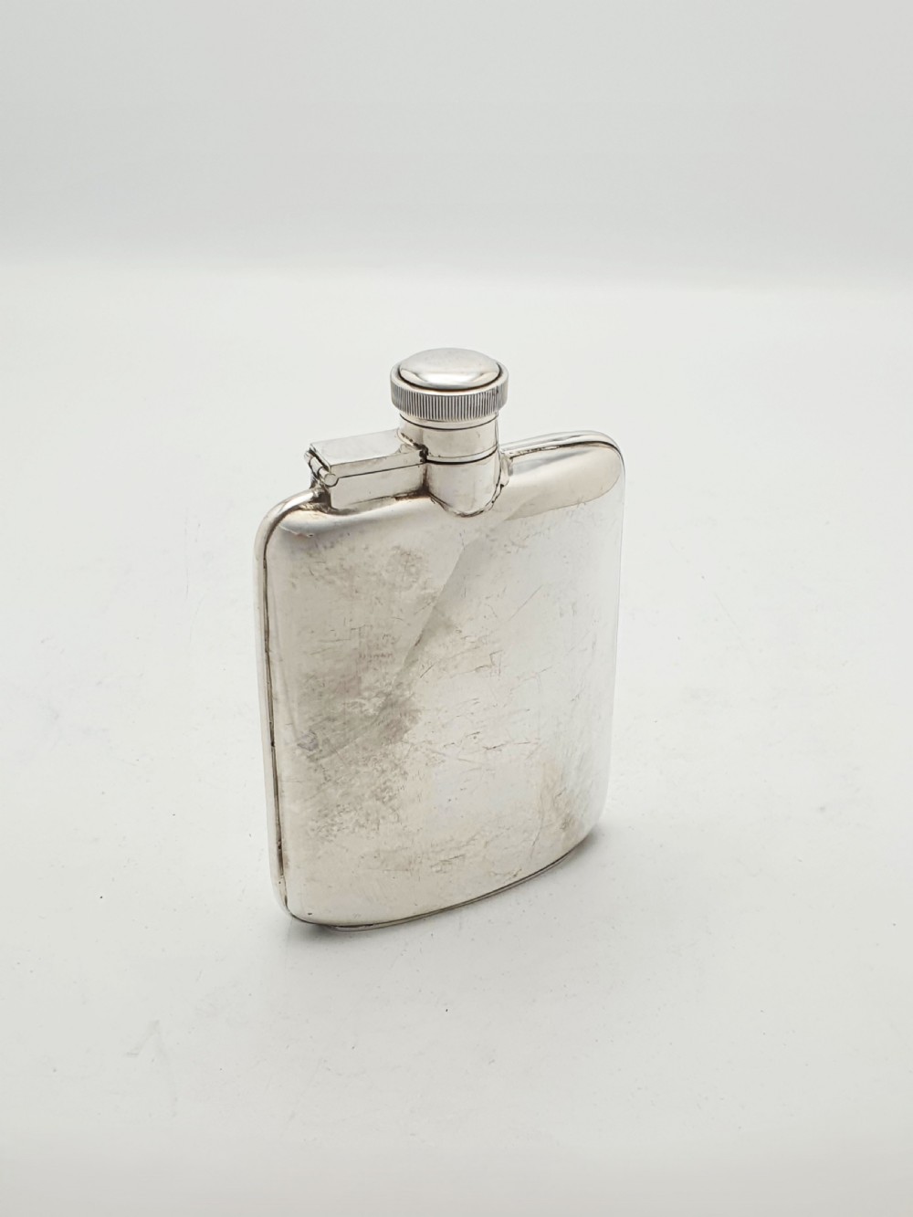 Nice Antique Silver Plated Hip Flask – circa 1920