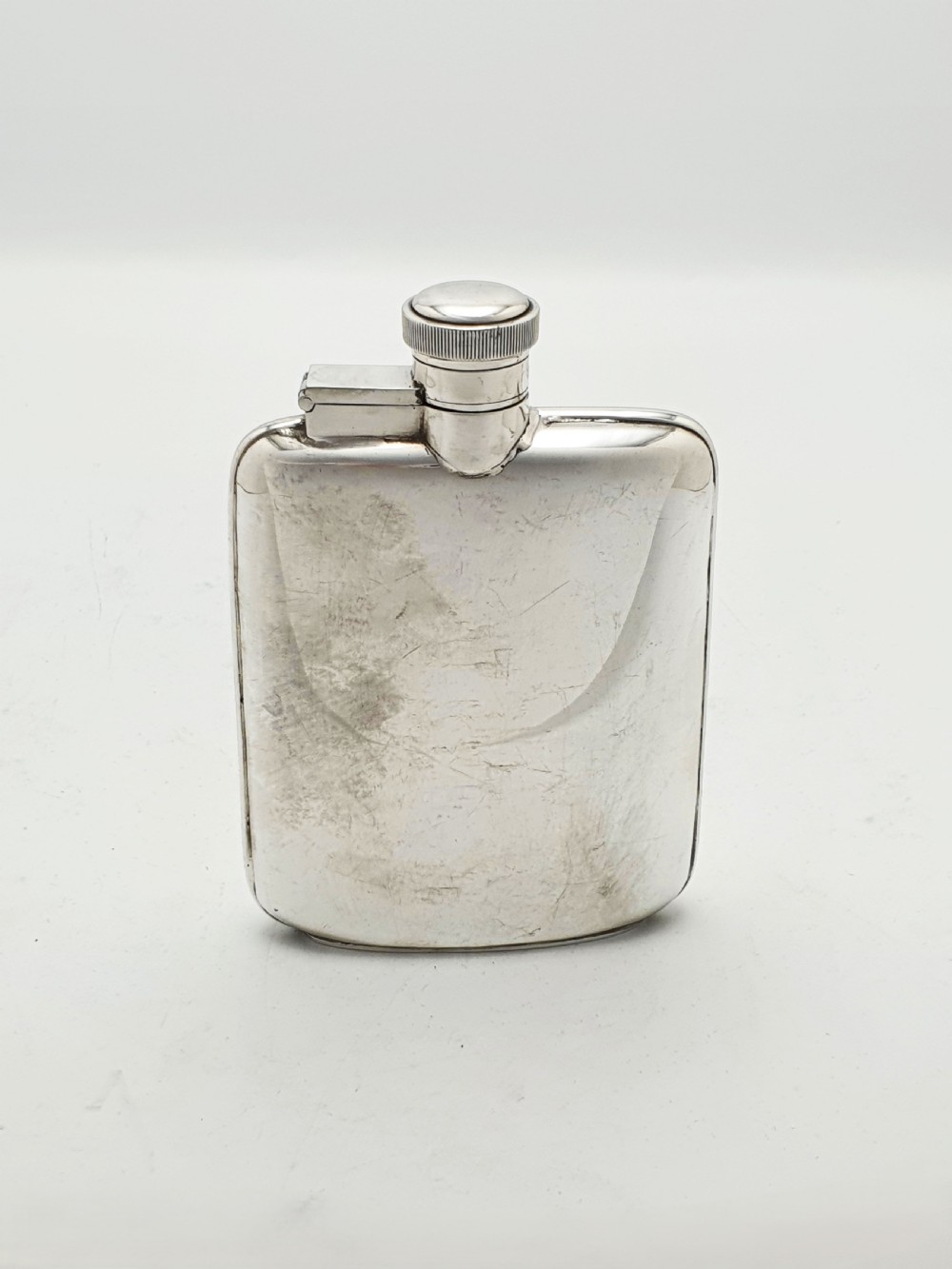 Nice Antique Silver Plated Hip Flask – circa 1920 View IV