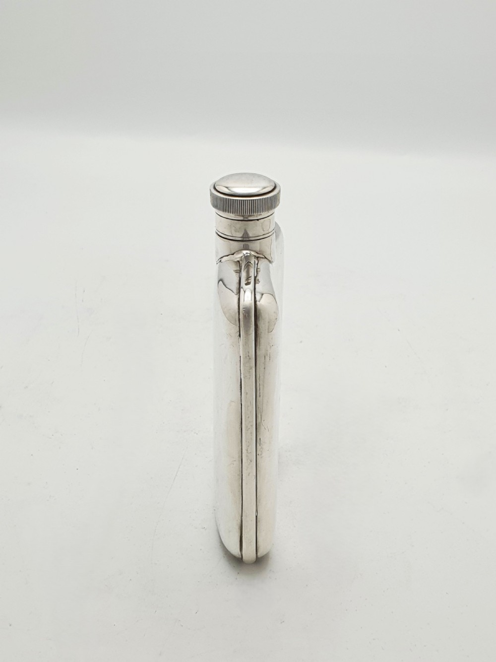 Nice Antique Silver Plated Hip Flask – circa 1920 View V
