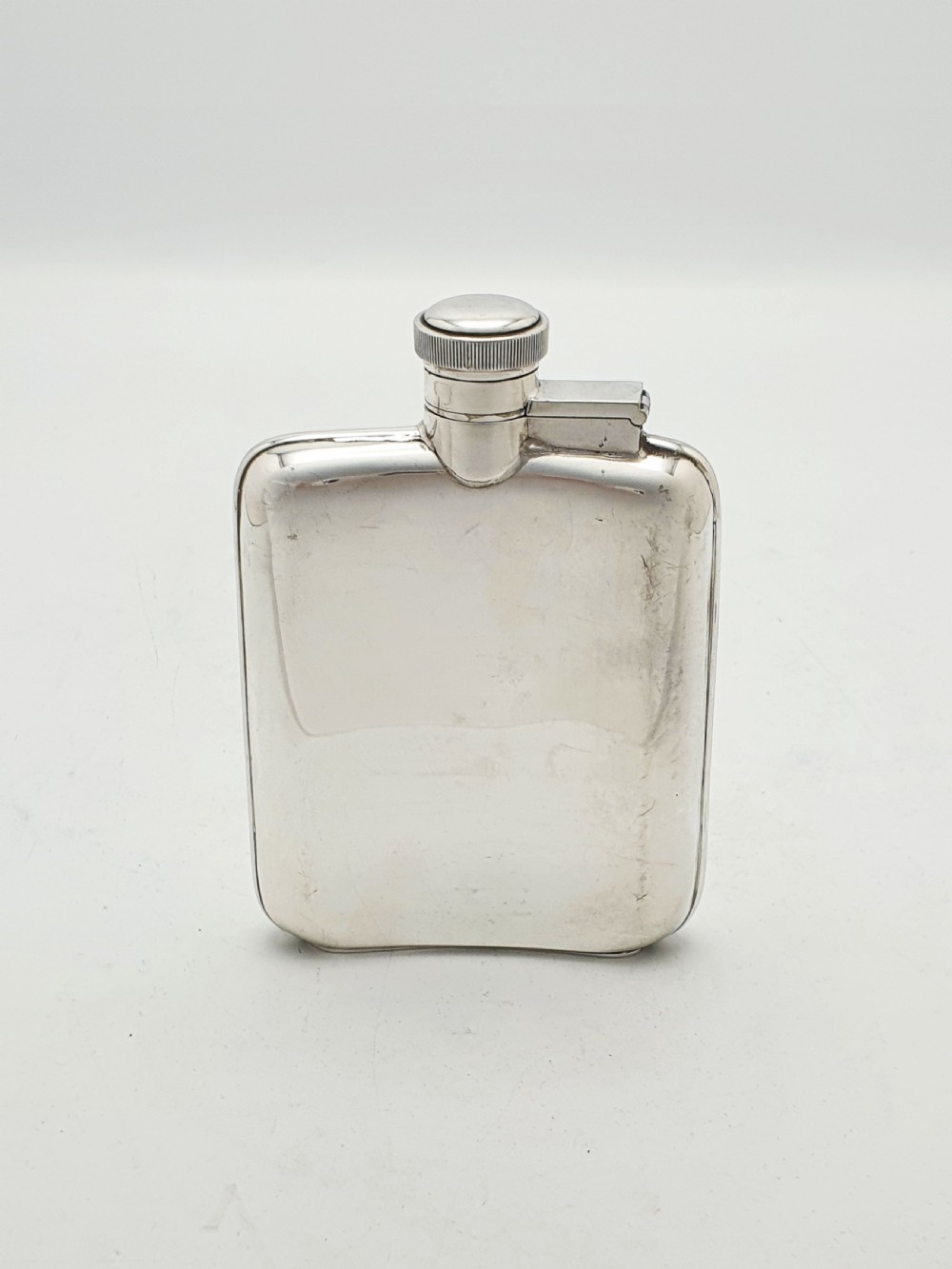 Nice Antique Silver Plated Hip Flask – circa 1920 View VI