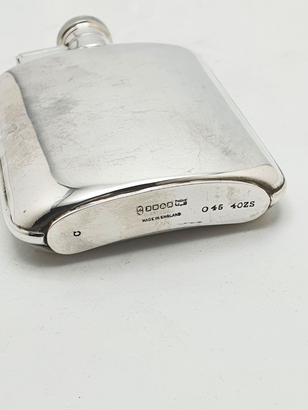 Nice Antique Silver Plated Hip Flask – circa 1920 View VIII