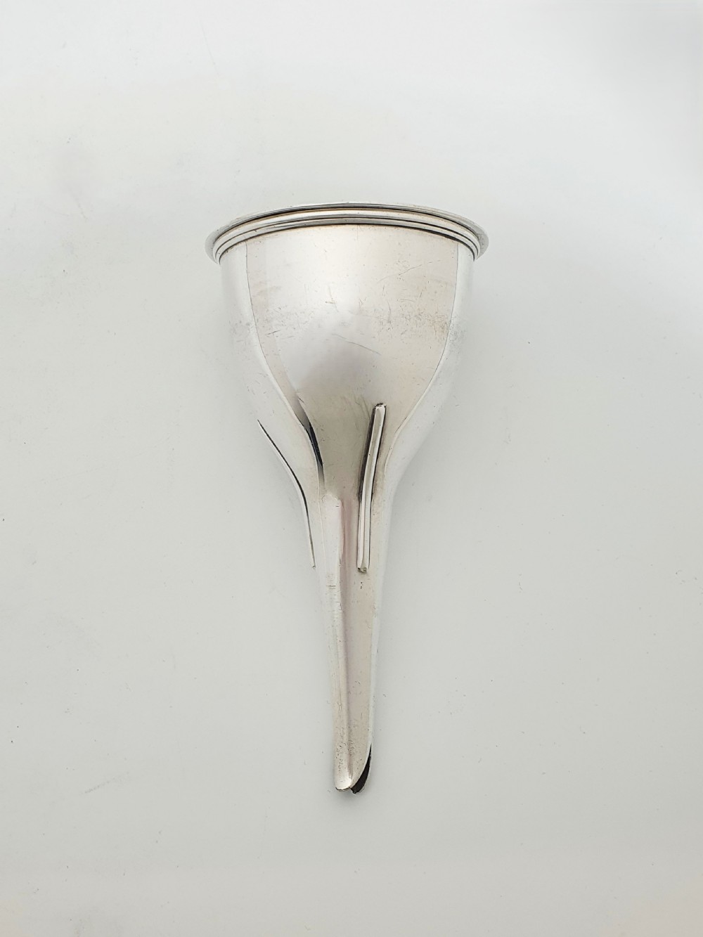 Lovely Antique Edwardian Silver Plated Wine Funnel With Strainer – circa 1905
