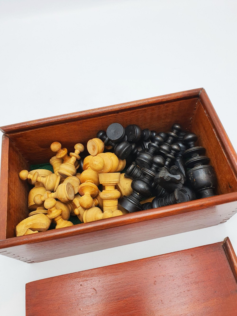 Nice Antique Regency Style Chess Set with Storage Box – circa 1920 View VIII
