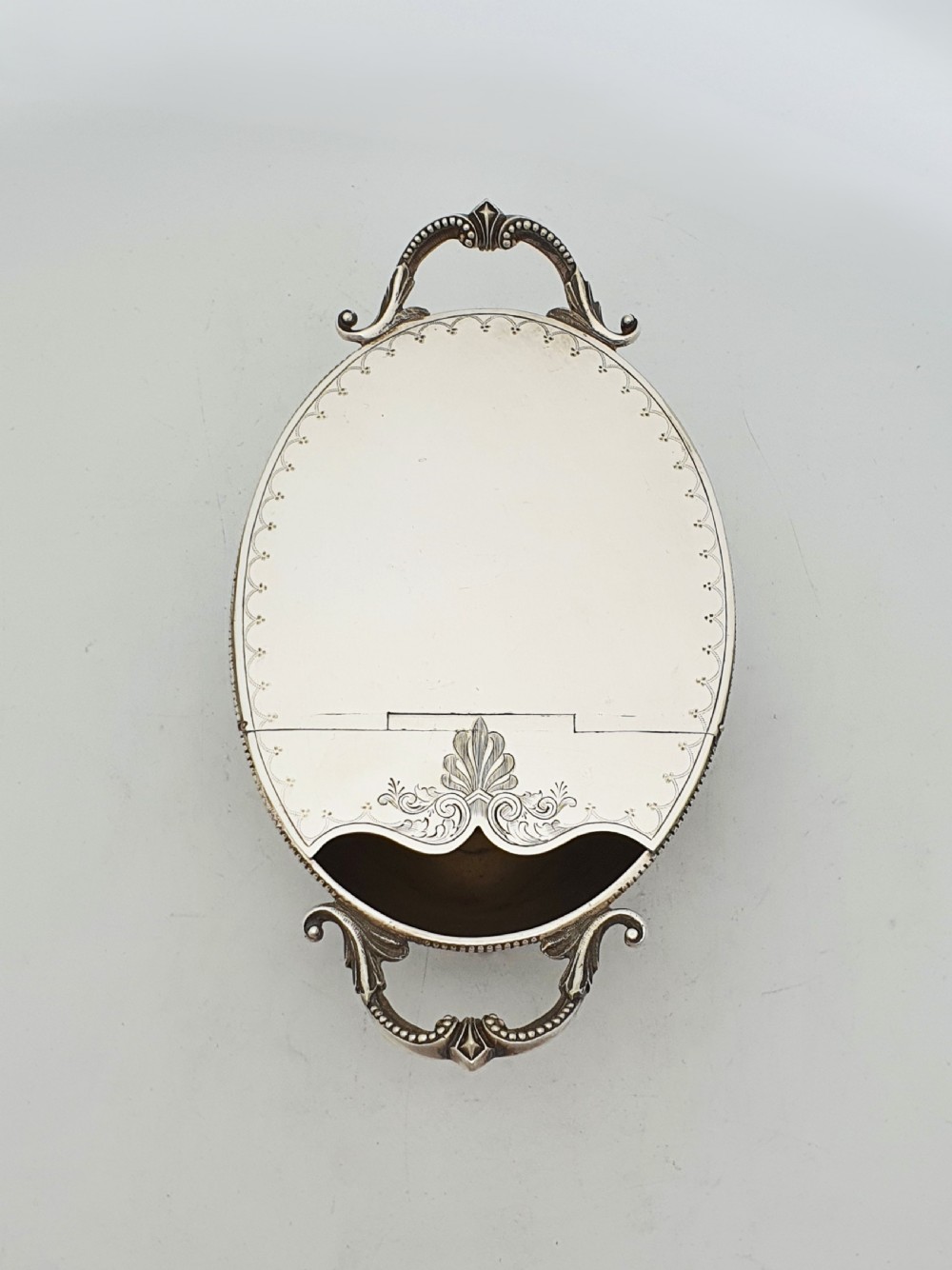 Ornate Antique Victorian Spoon Warmer with Lions Paw Feet – circa 1880 View III