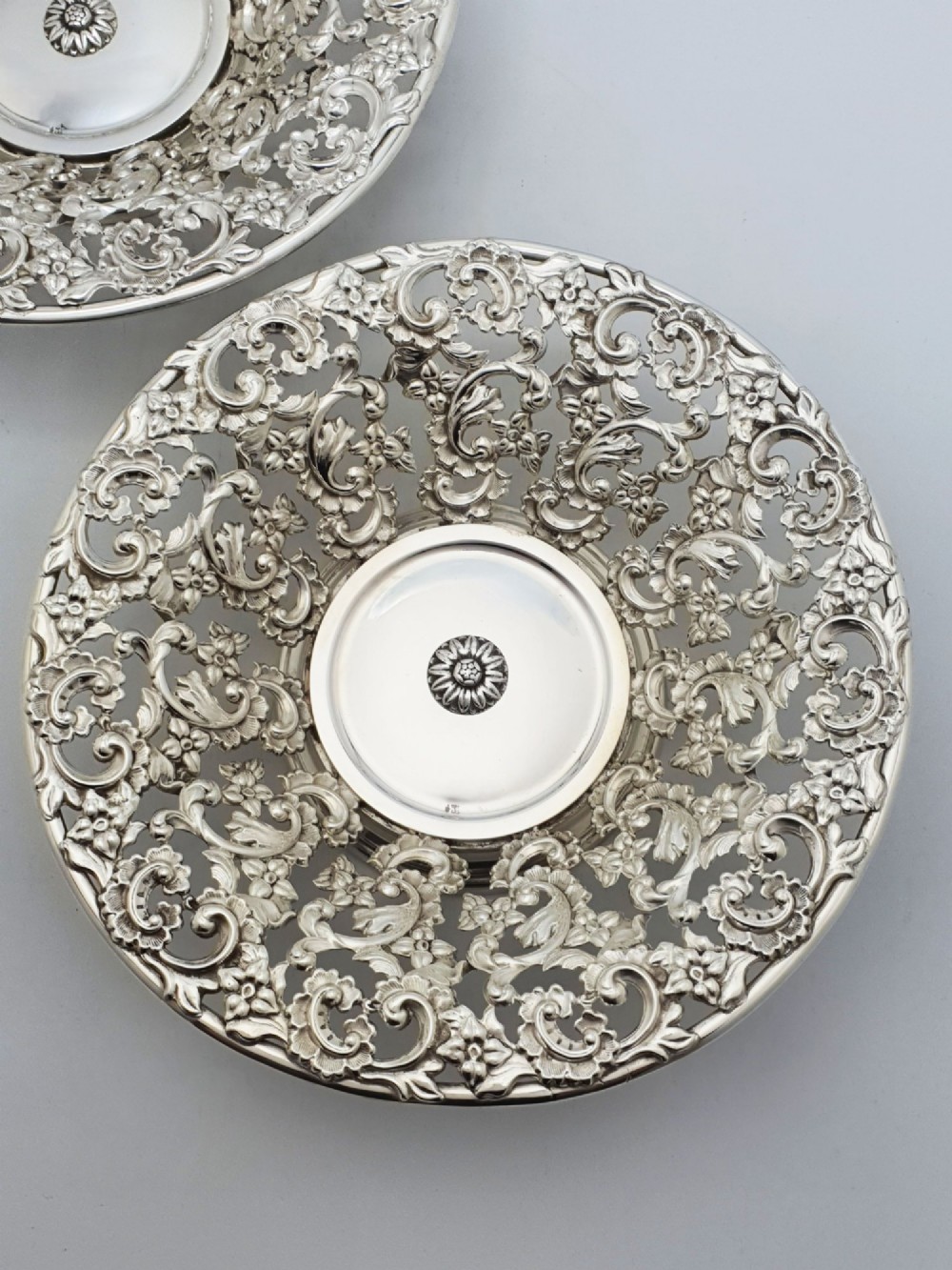 A Stunning Pair of Victorian Decorative Dishes - circa 1890 View II