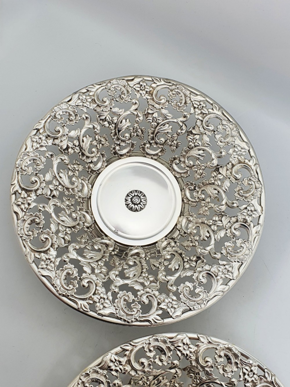 A Stunning Pair of Victorian Decorative Dishes - circa 1890 View III