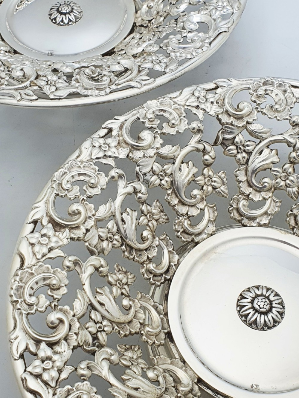 A Stunning Pair of Victorian Decorative Dishes - circa 1890 View IV