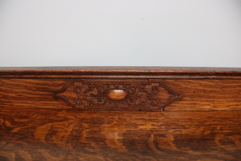 Jacobean style oak dining room suite of excellent quality View XX