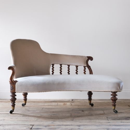 19th Century Rosewood Chaise Lounge